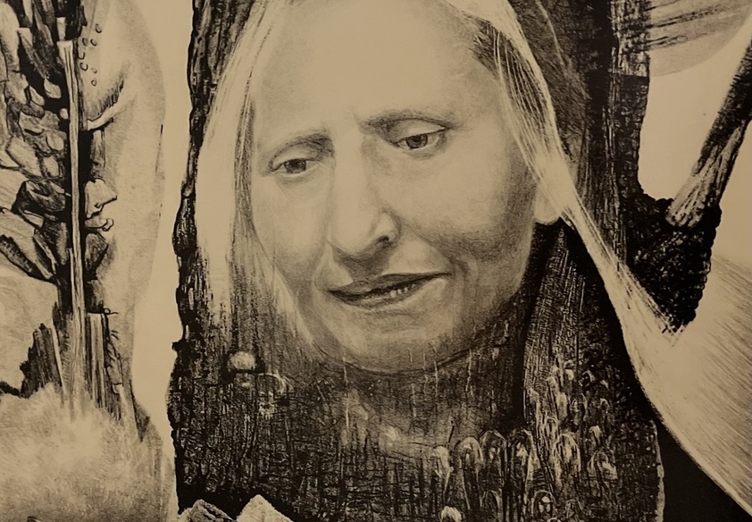 Портрет «Р. Ахматова» Автор: Эльмирзаев Саид-Эми Юнусович