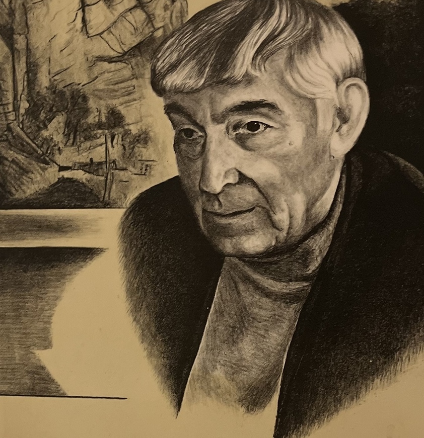 Портрет «Ш. Арсанукаев» Автор: Эльмирзаев Сайд-Эми Юнусович.